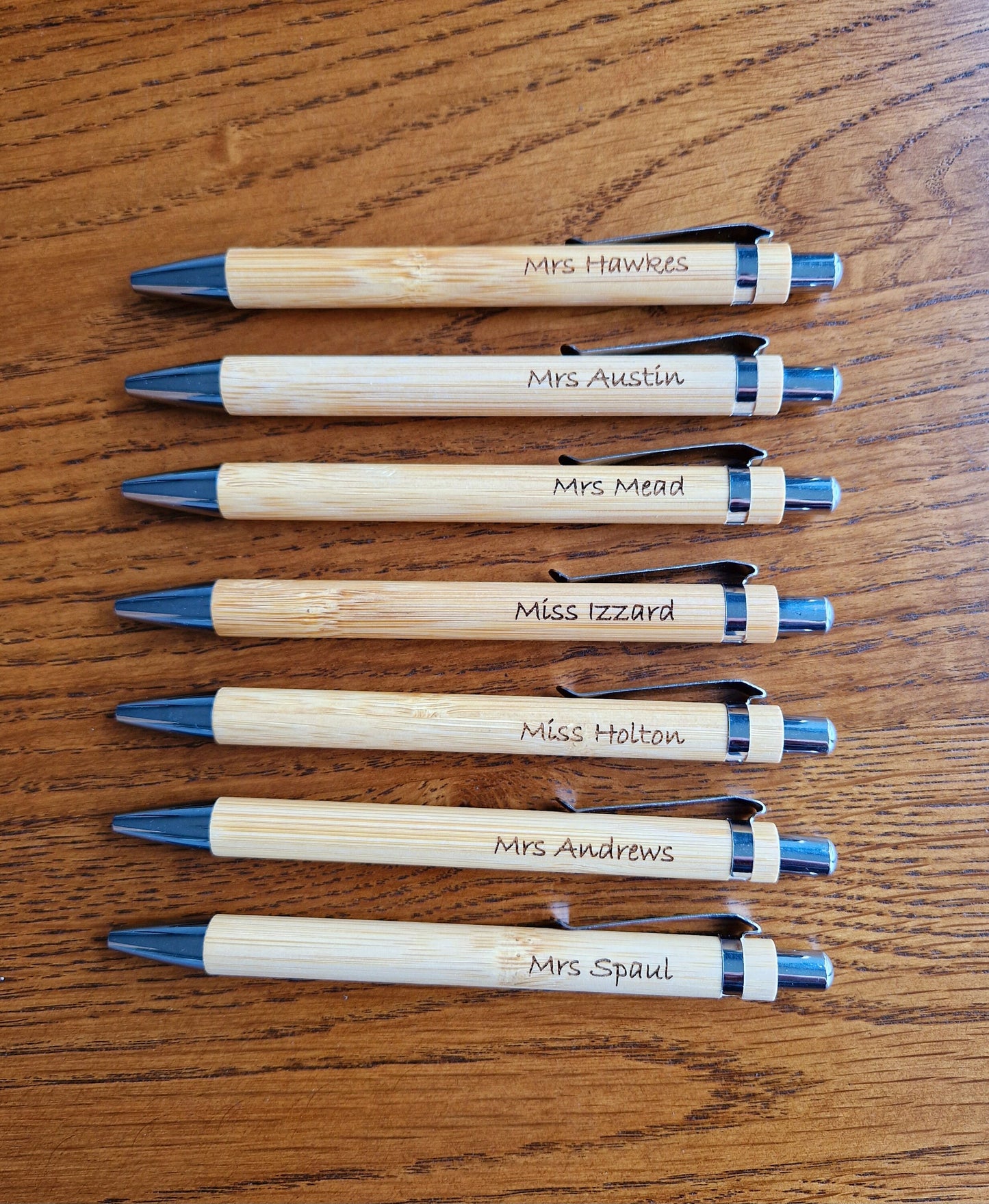 Personalised Bamboo Pen