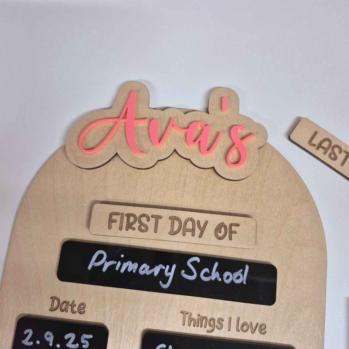 First Day of School Board