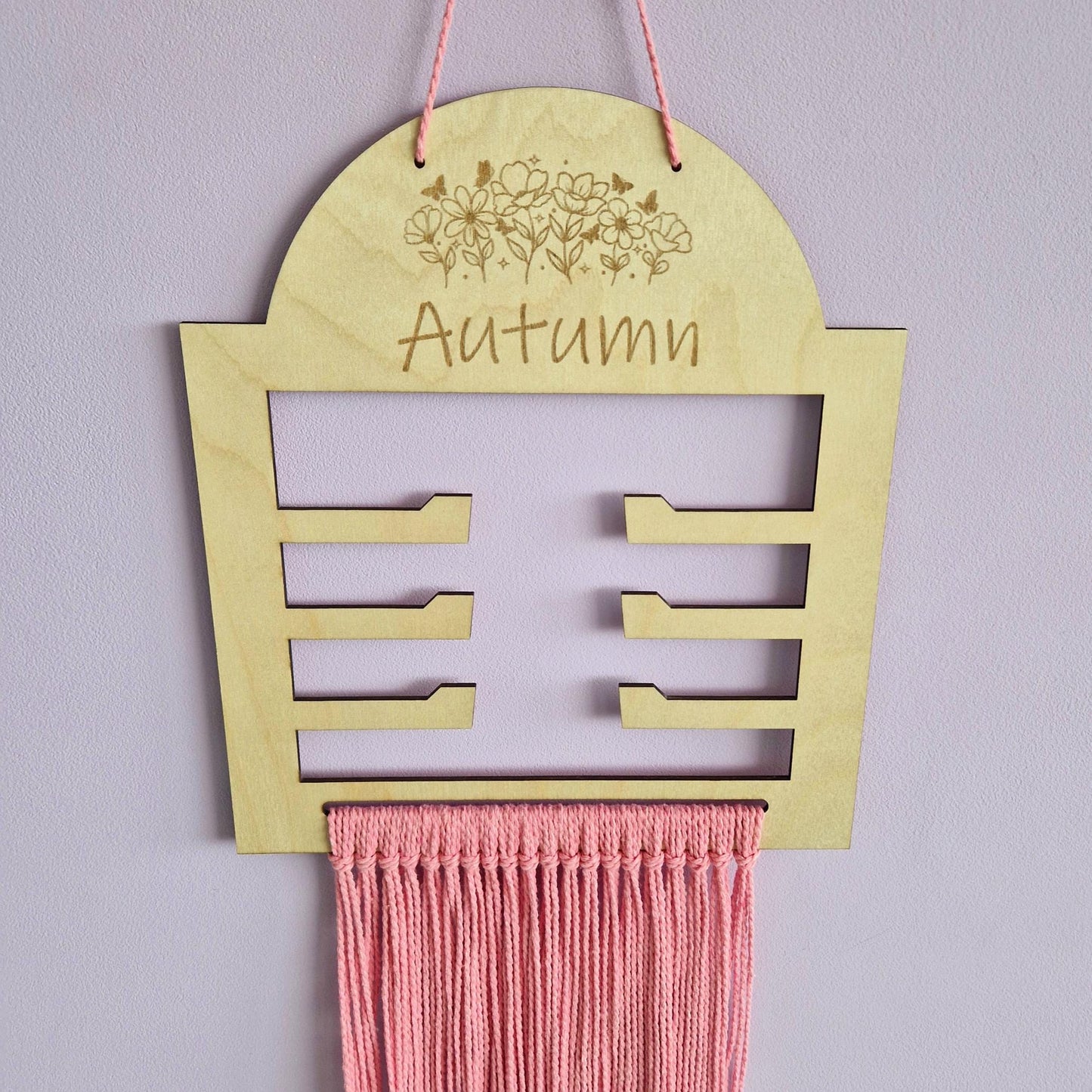 Flowers Hair Bow Holder