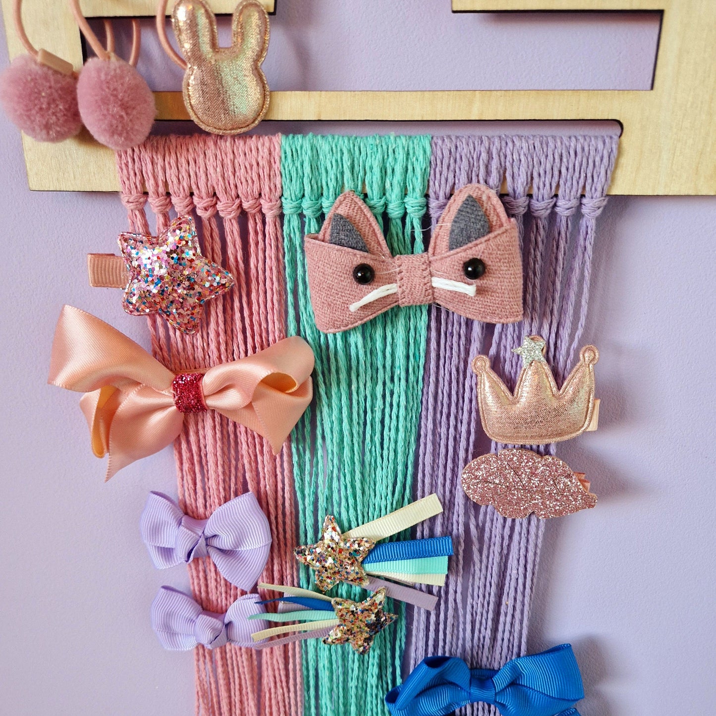 Flowers Hair Bow Holder
