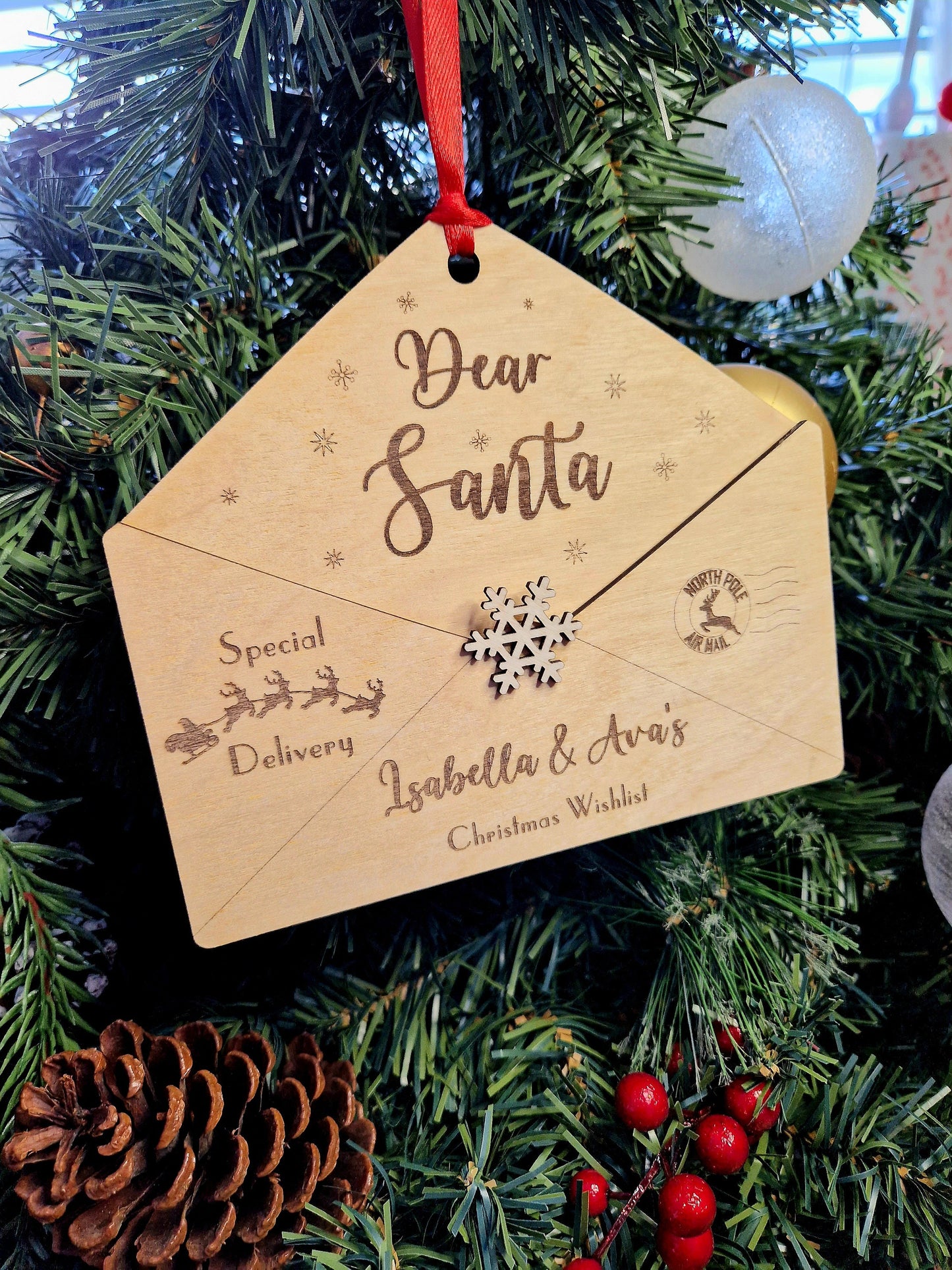 Letter To Santa Tree Decoration