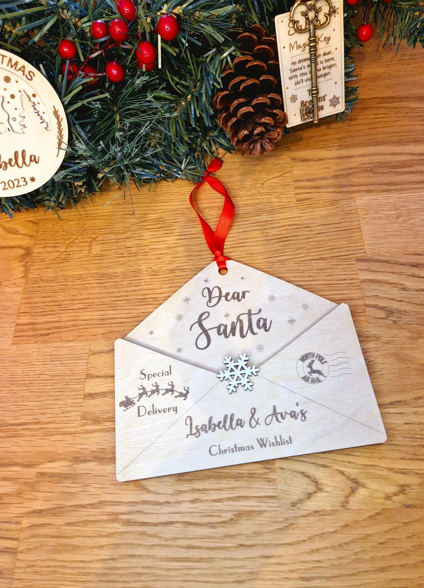 Letter To Santa Tree Decoration