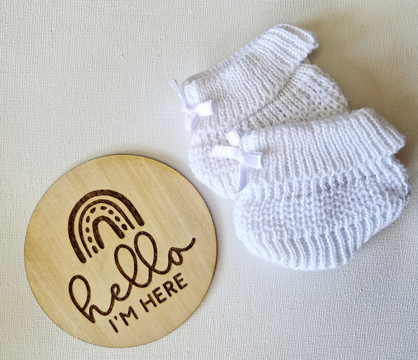 Wooden Baby Milestones