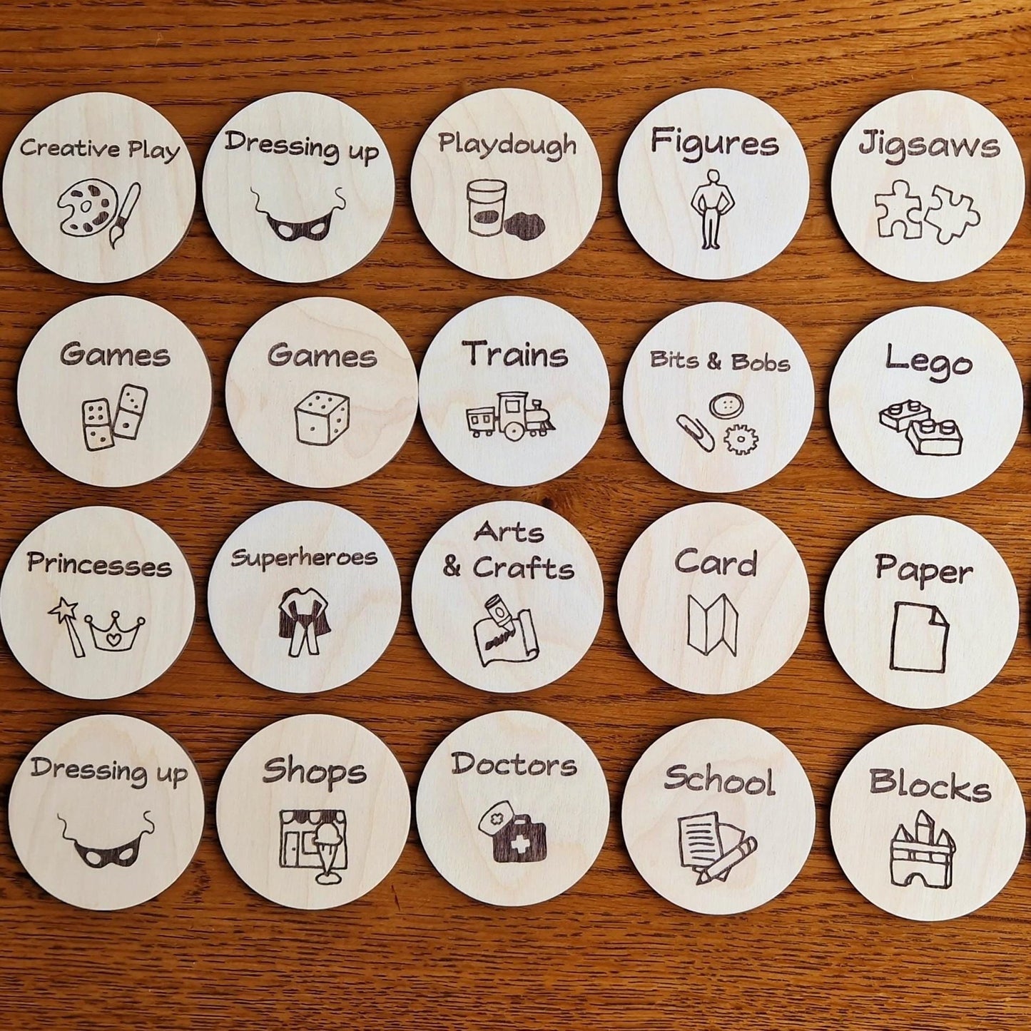 Toy Box Labels
