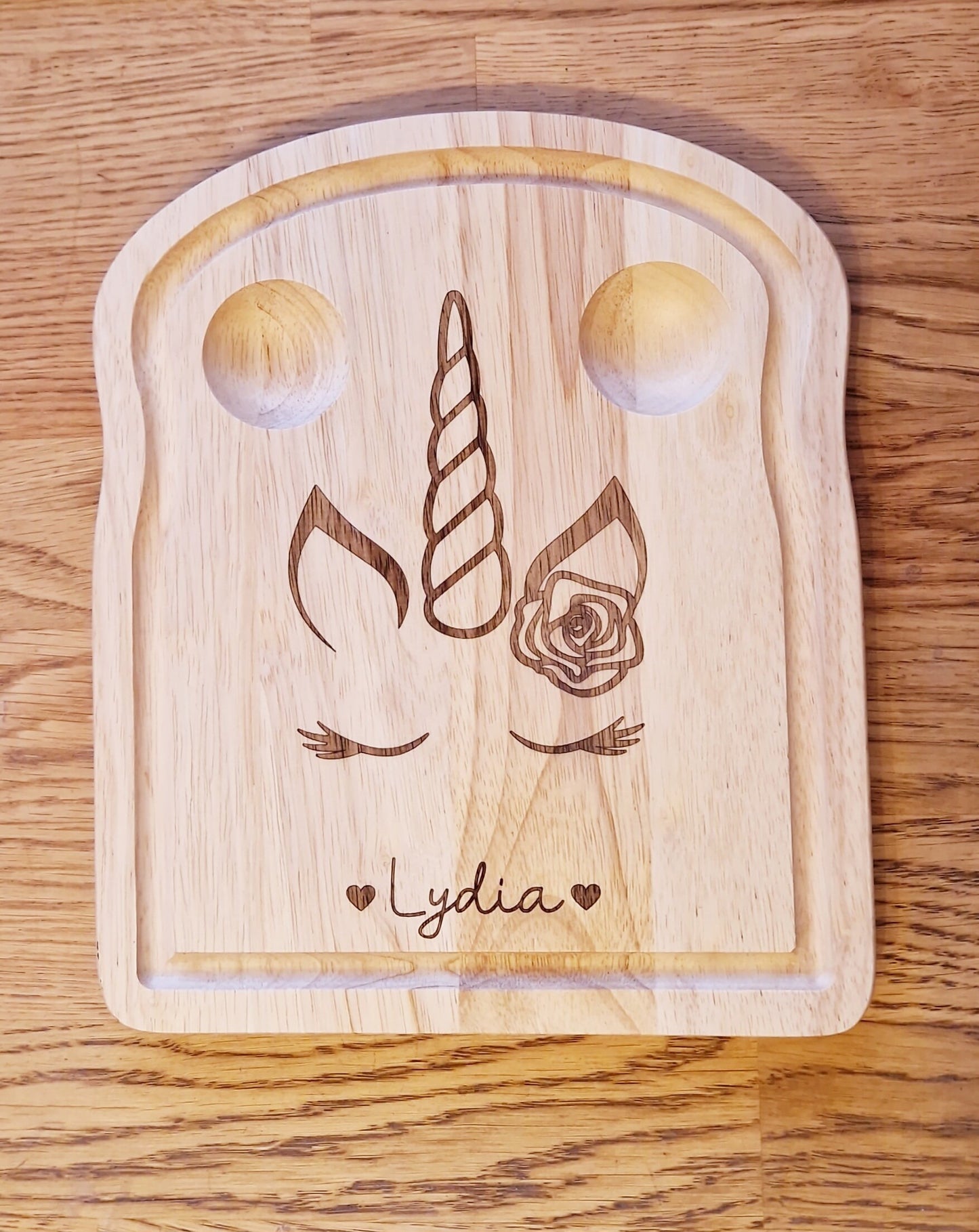 Wooden Egg and Soldiers Board
