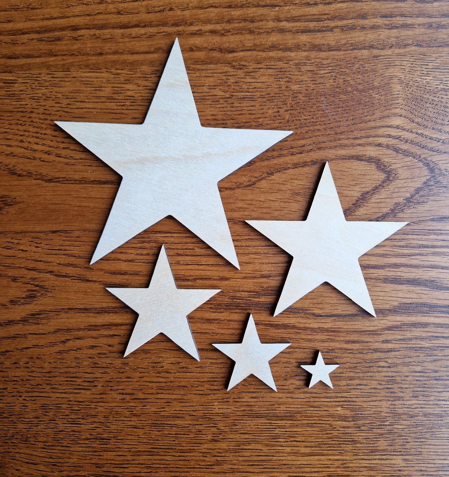 10 Star Shapes 5 Sizes