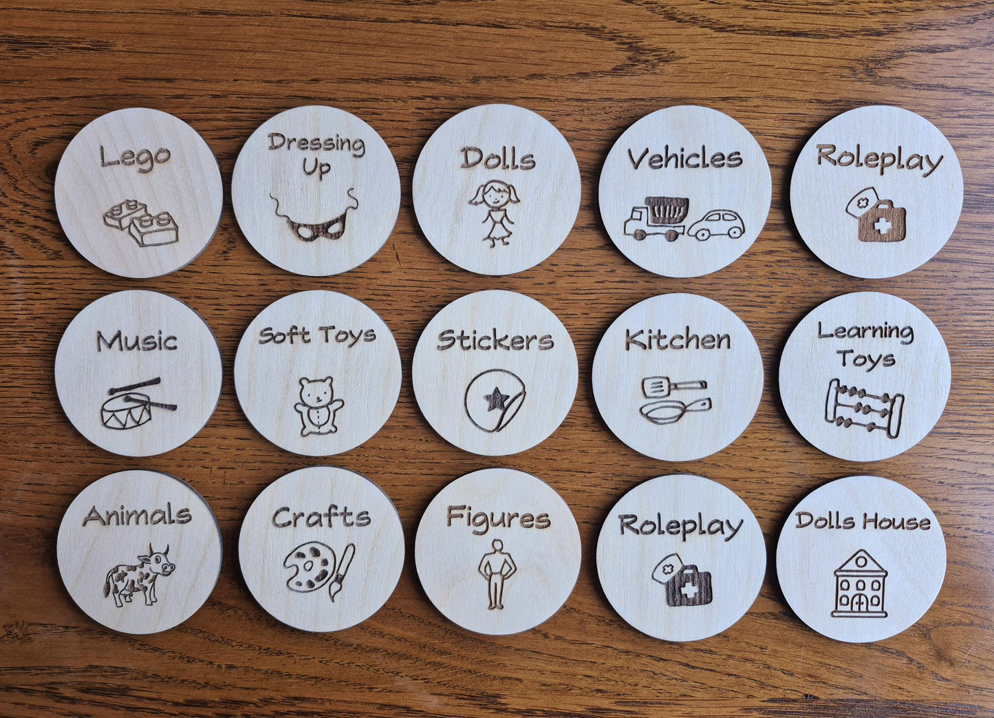 Toy Box Labels
