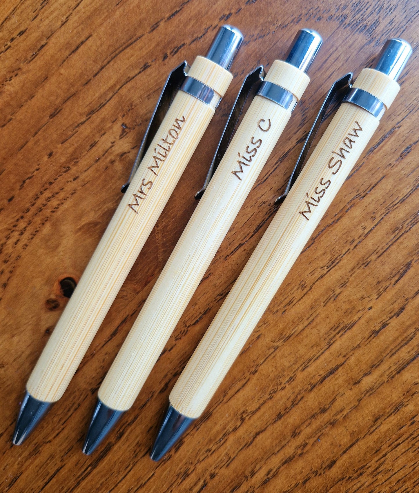 Personalised Bamboo Pen