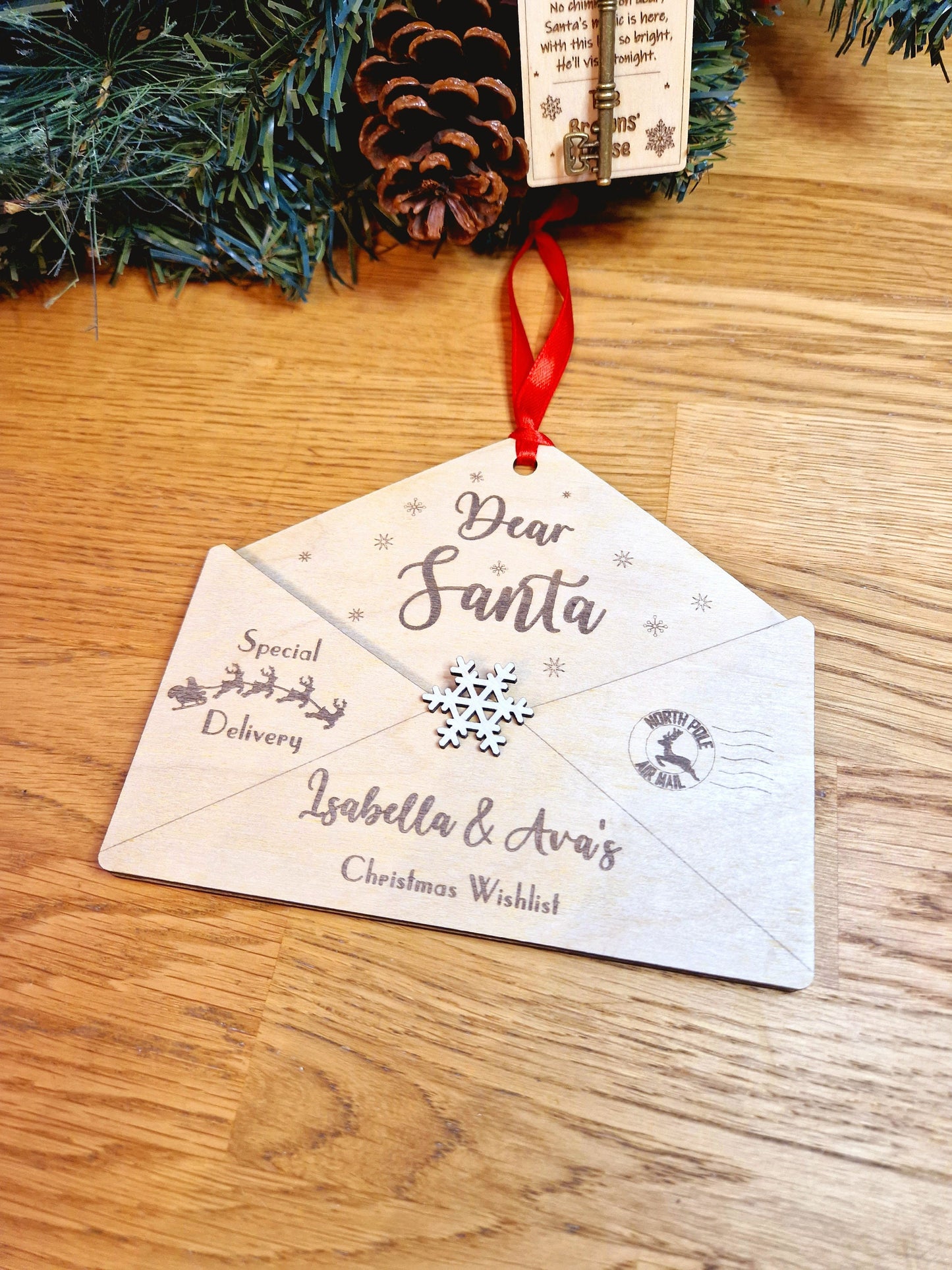 Letter To Santa Tree Decoration