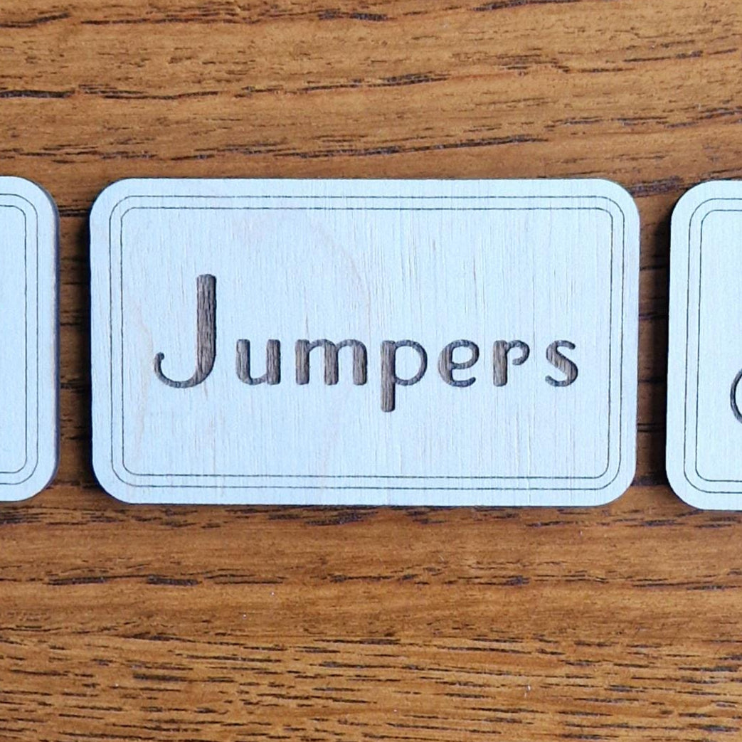 Storage Organisation Labels