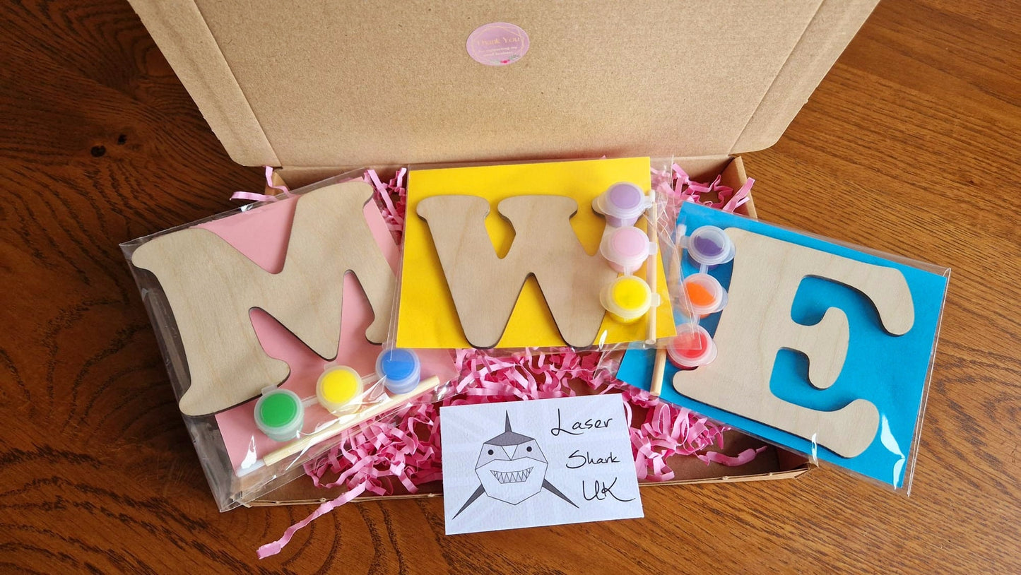 Paint Your Own Letters