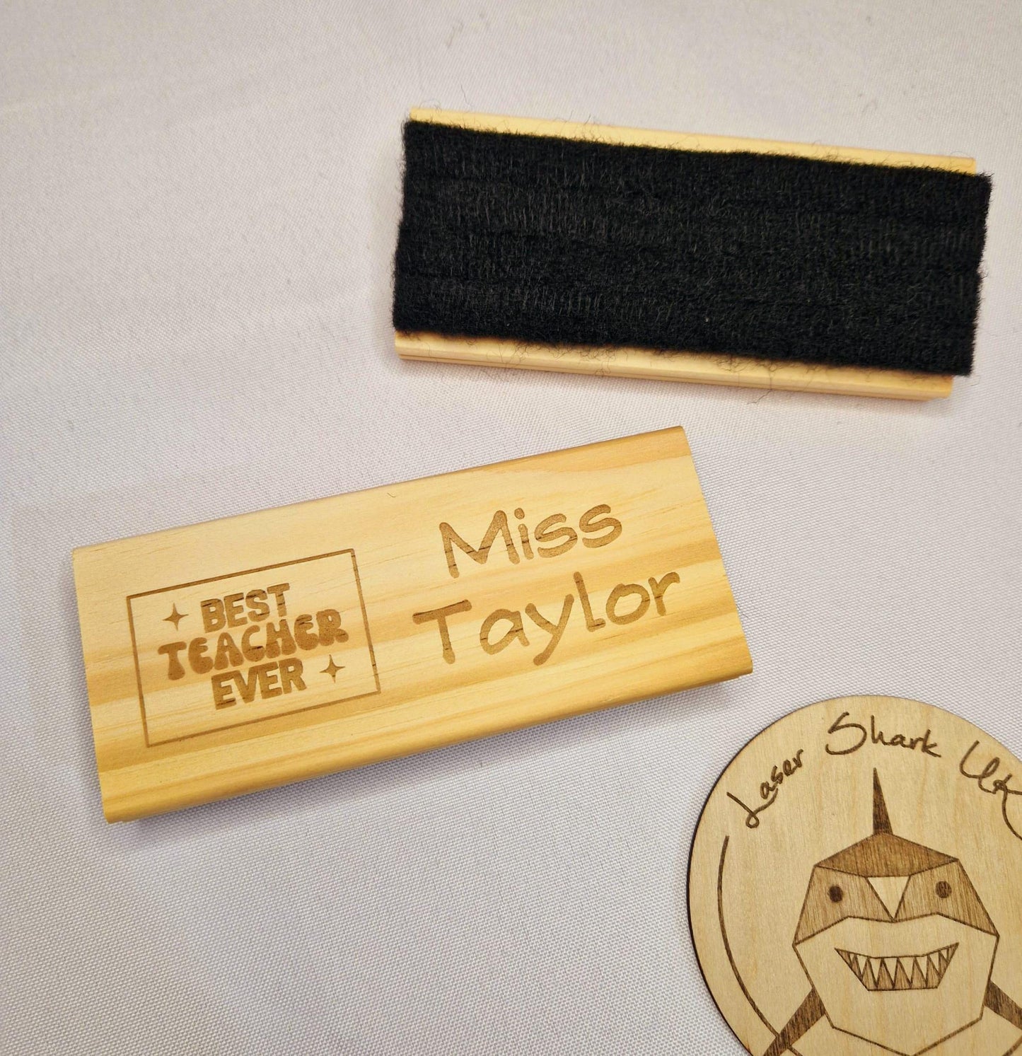 Wooden White Board Dry Eraser