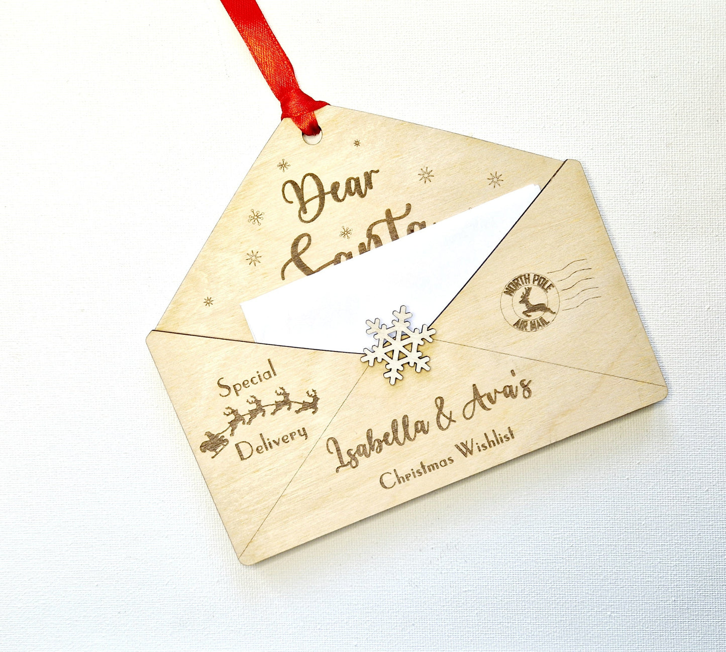 Letter To Santa Tree Decoration