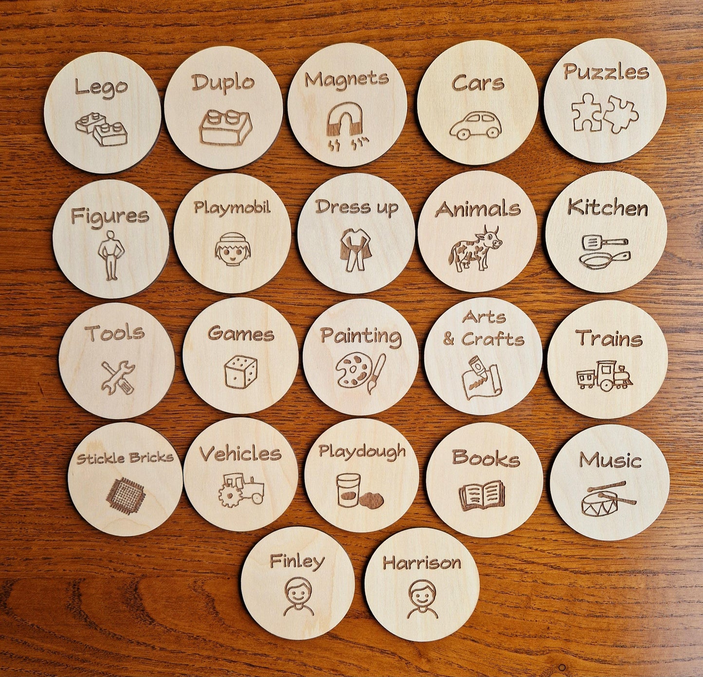 Toy Box Labels