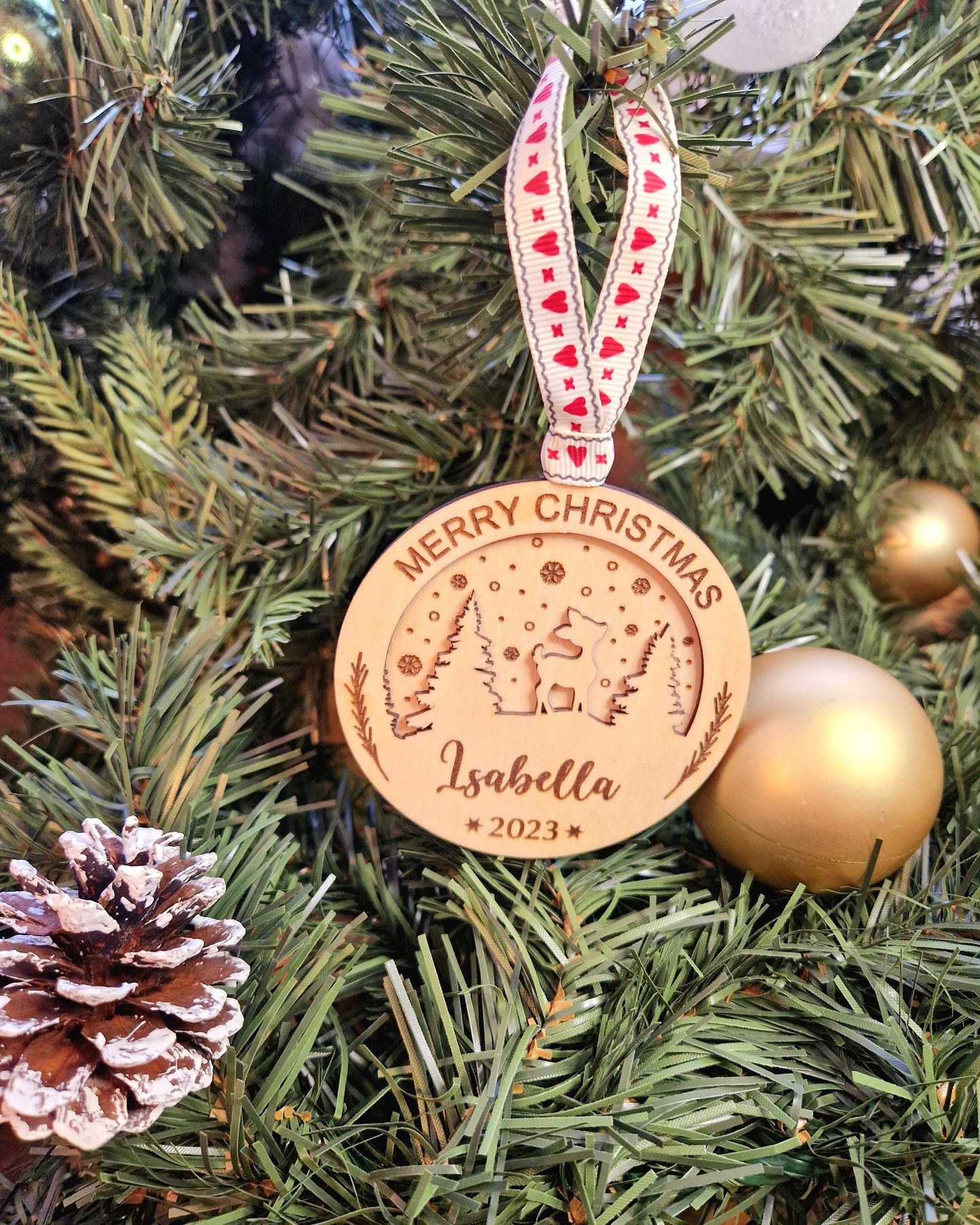 Baby Reindeer Bauble