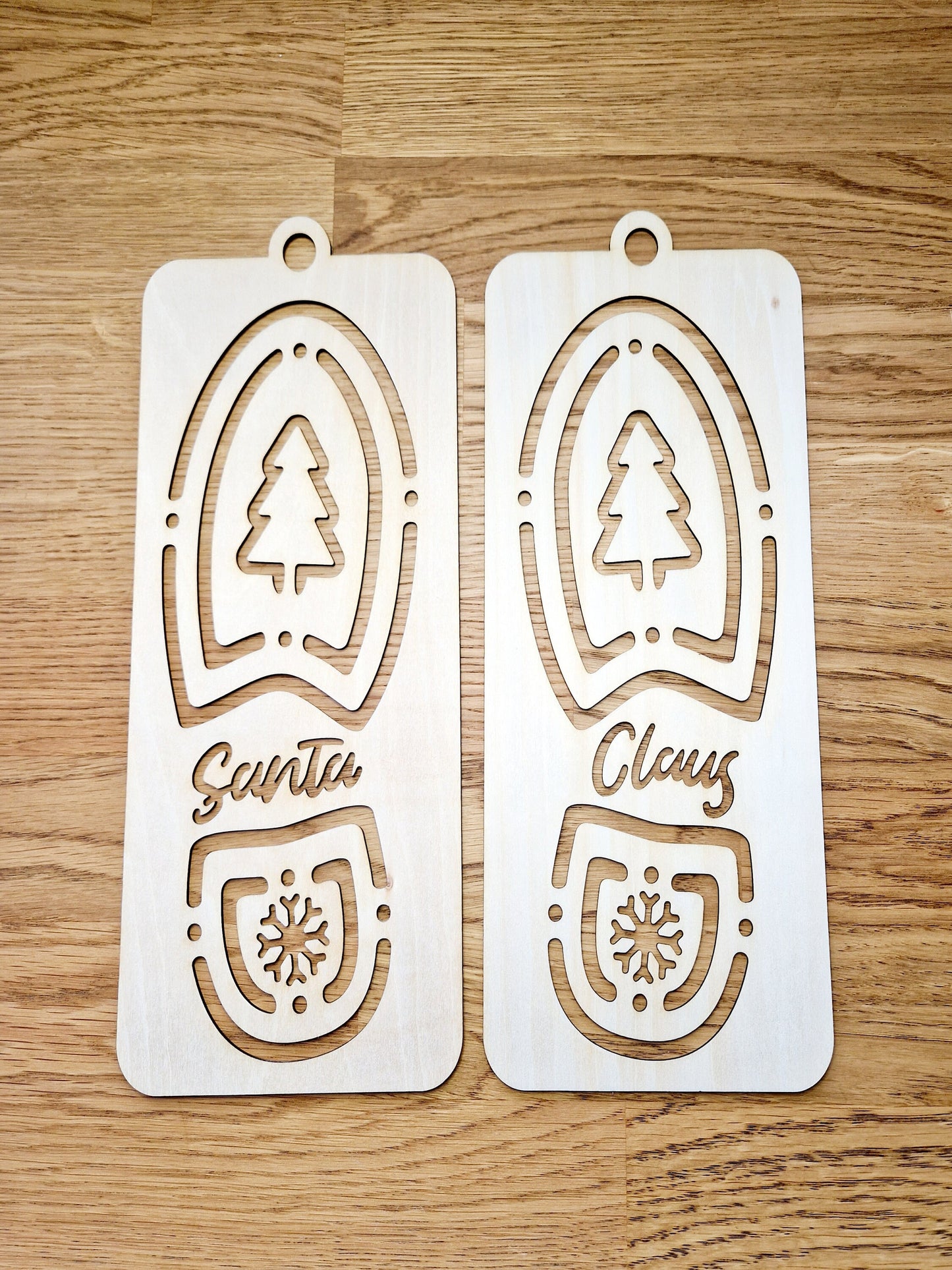 Santa's Bootprint Stencil