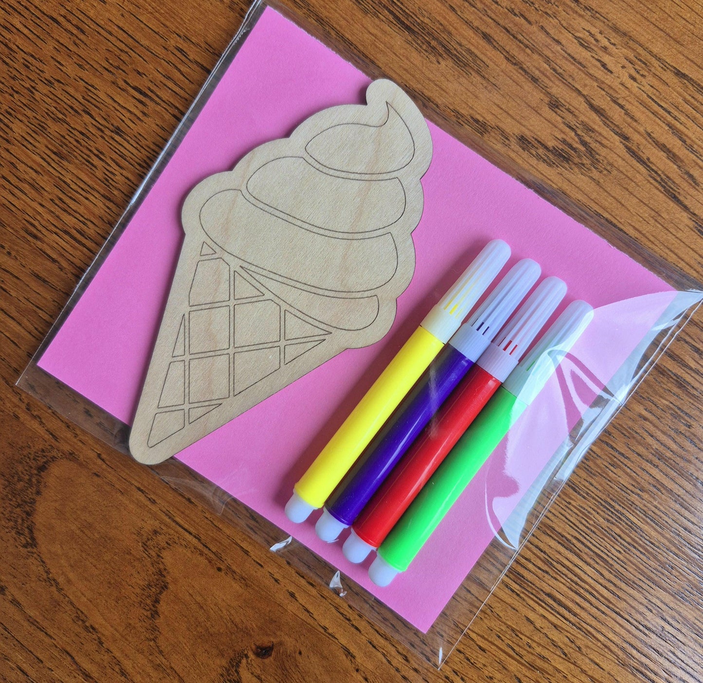 Colour Your Own Ice Cream