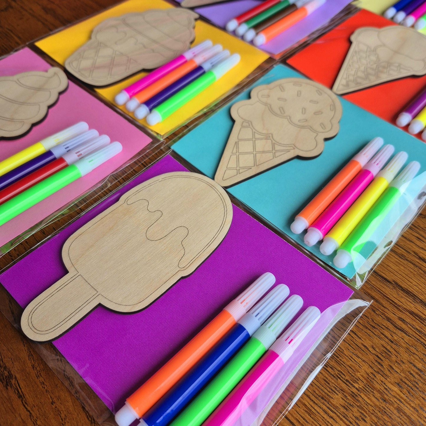 Colour Your Own Ice Cream