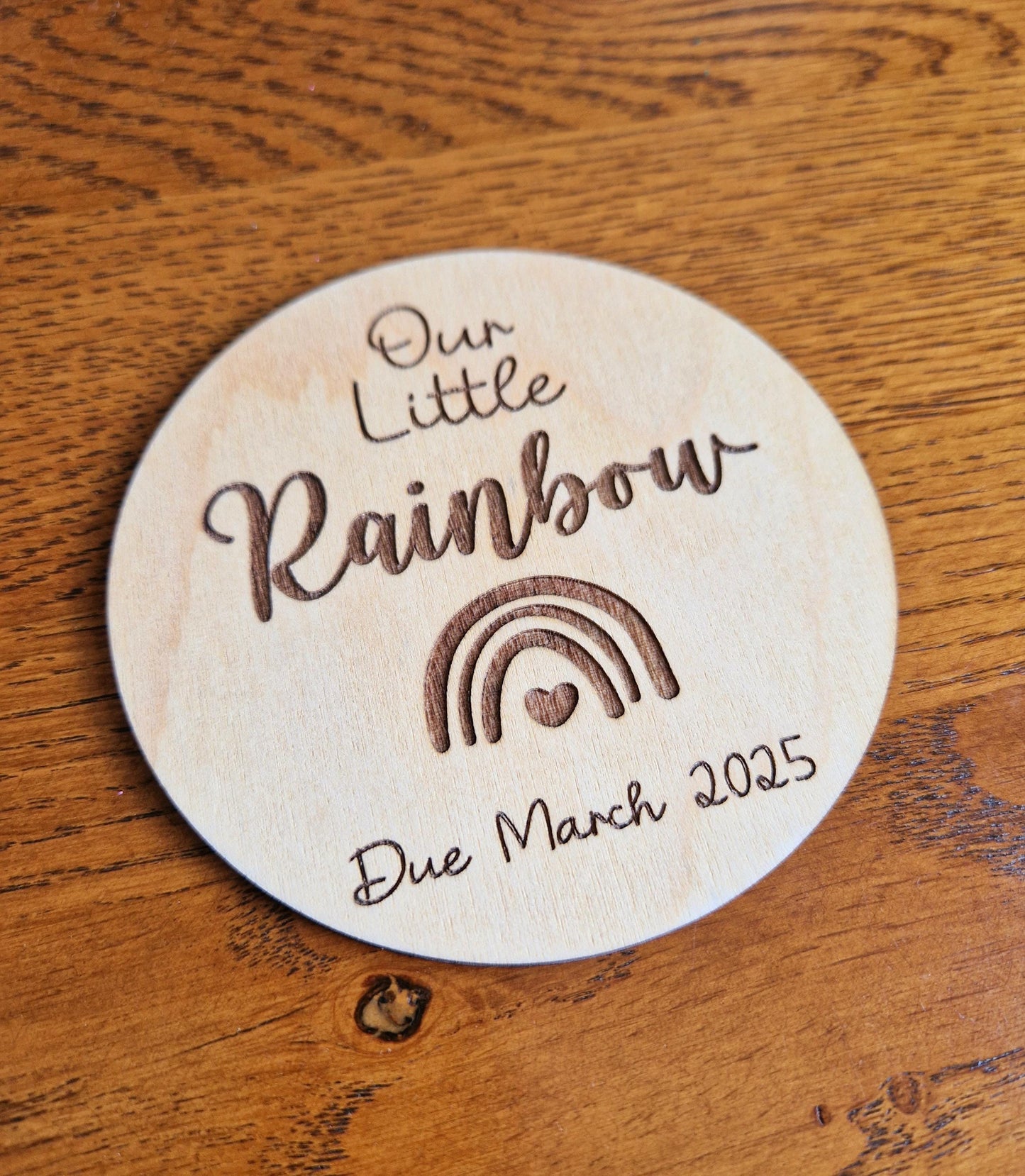 Our Rainbow Birth Disc