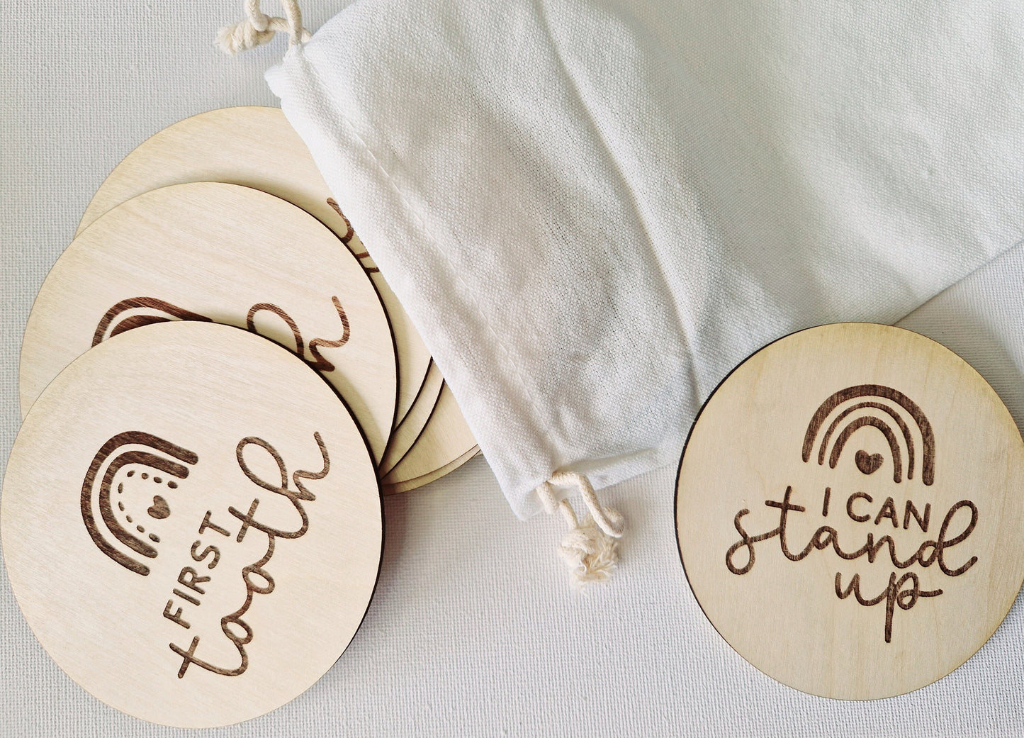 Wooden Baby Milestones