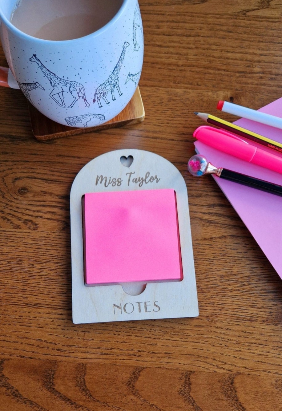 Sticky Note Holder Heart