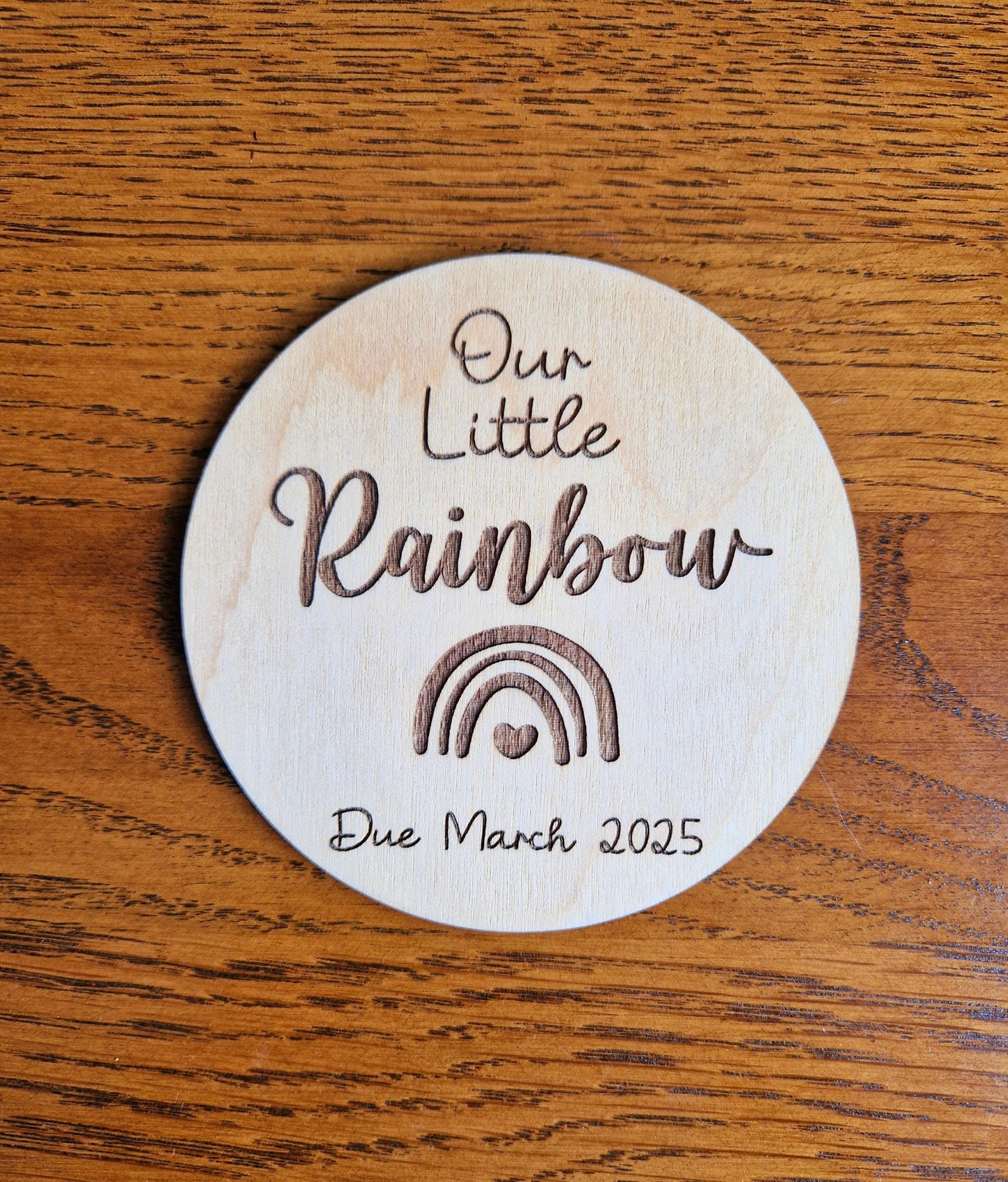 Our Rainbow Birth Disc