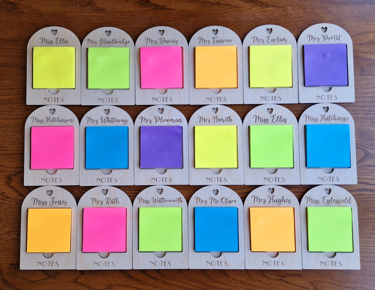 Sticky Note Holder Heart