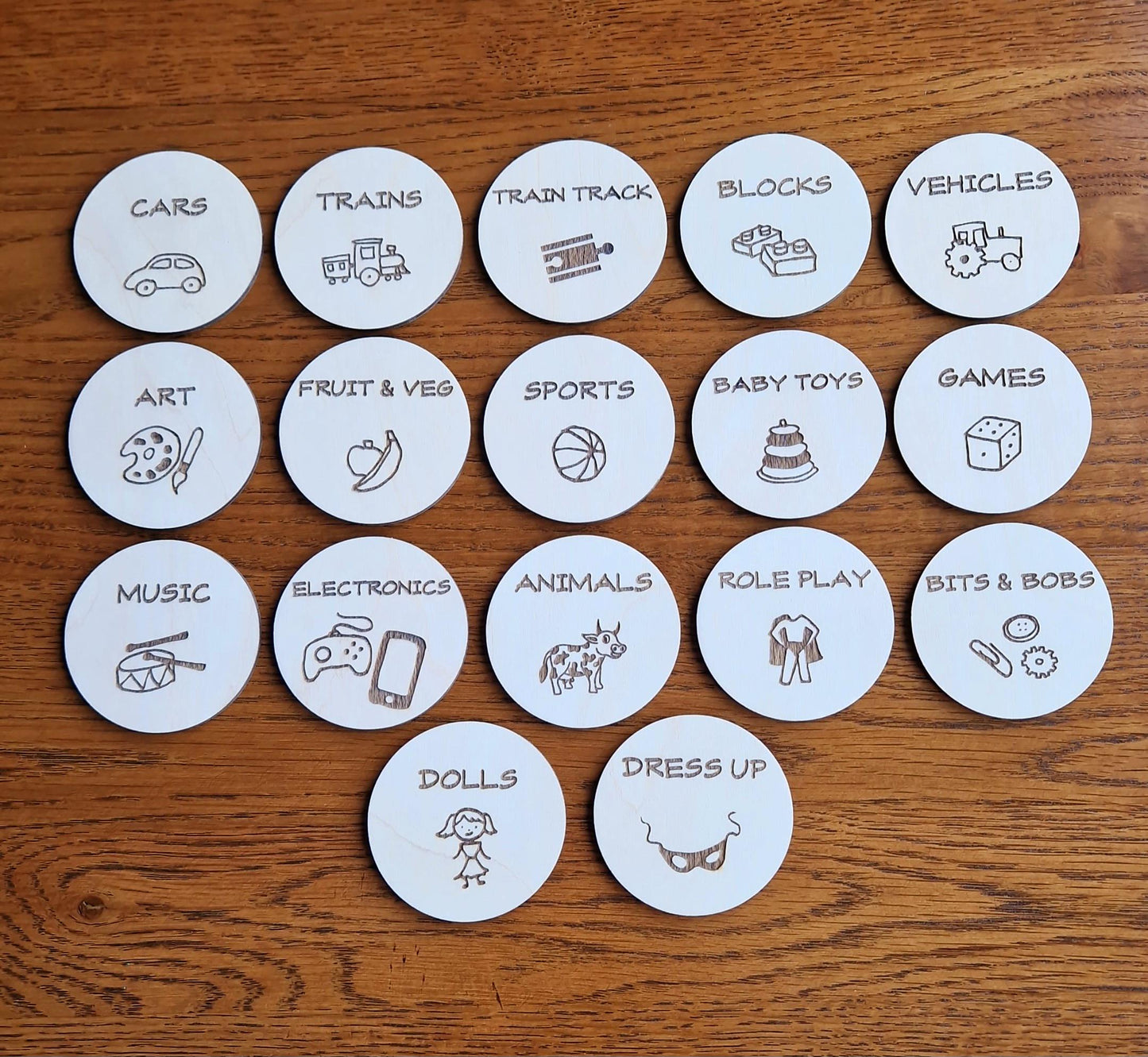 Toy Box Labels