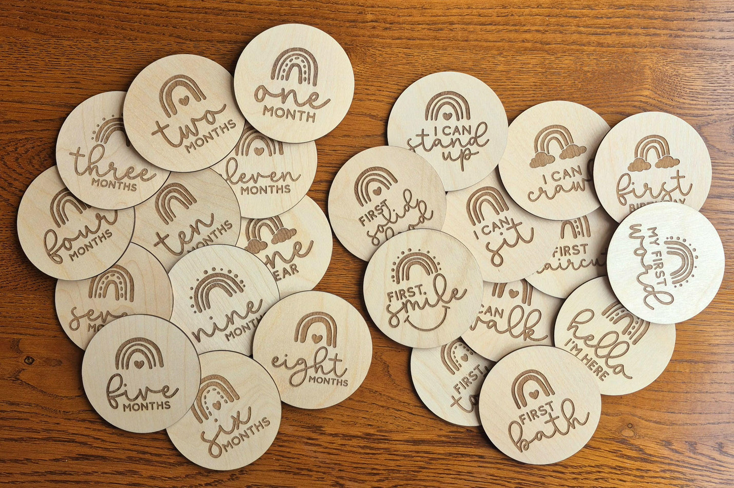Wooden Baby Milestones
