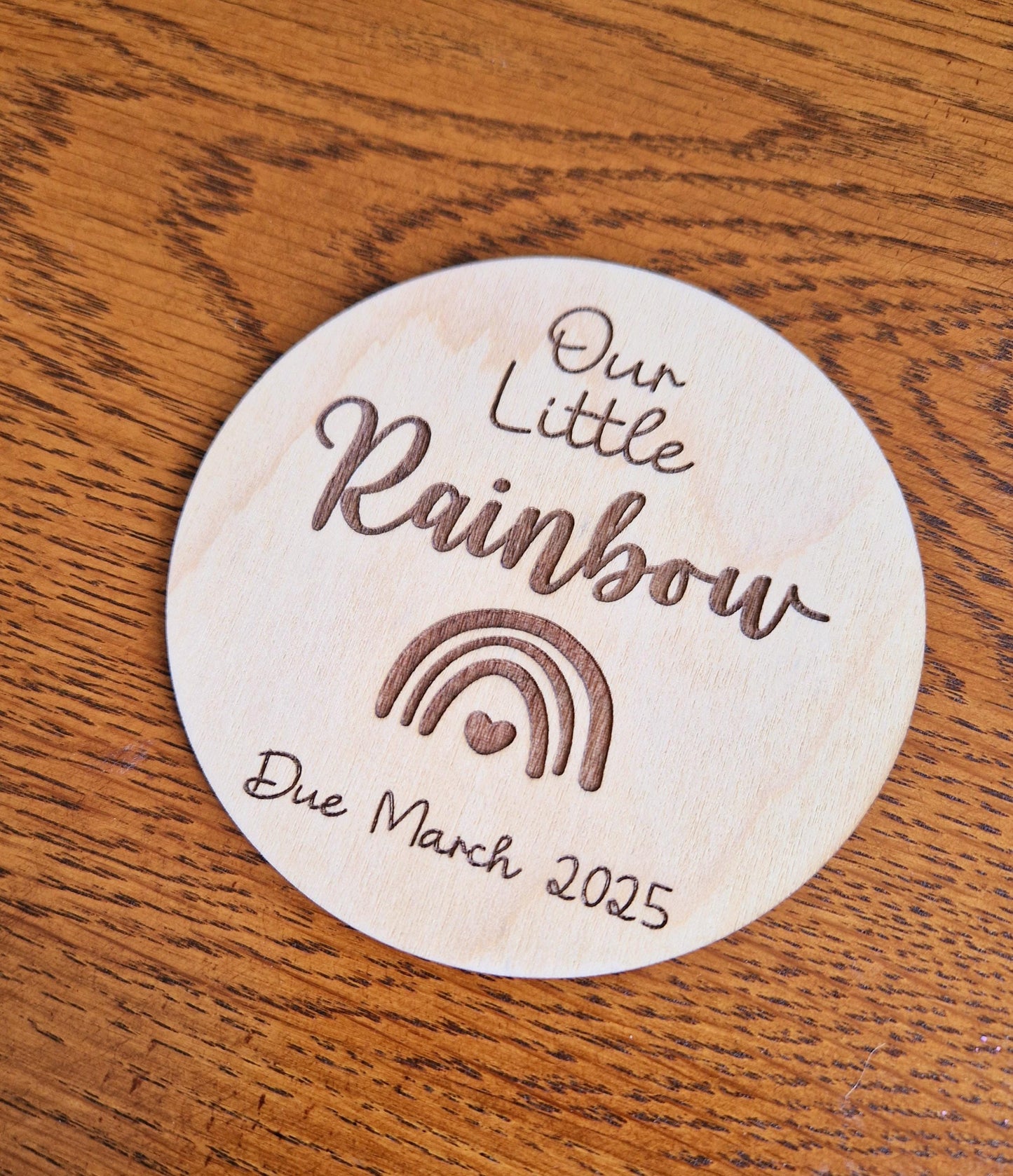 Our Rainbow Birth Disc