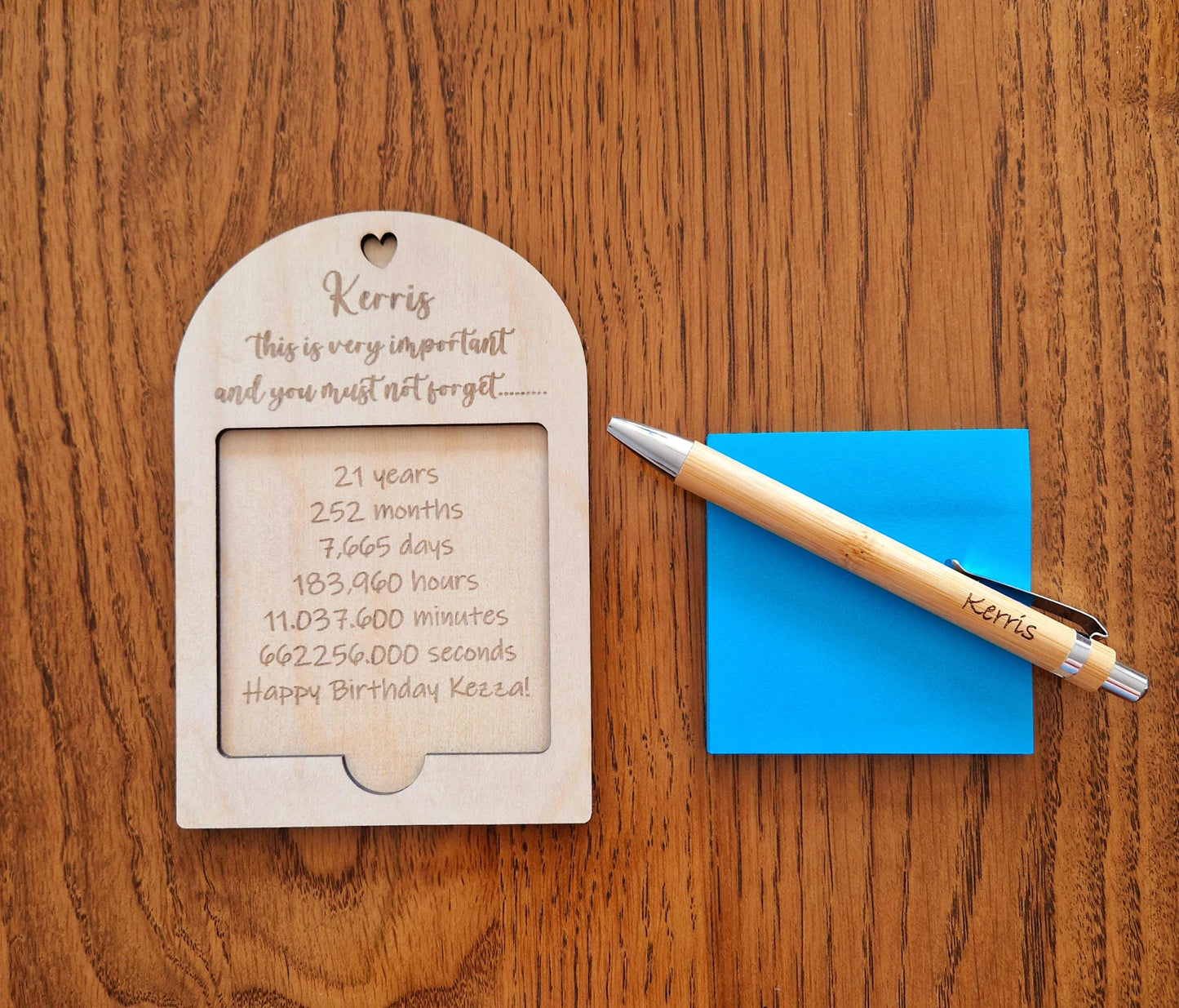 Sticky Note Holder Heart