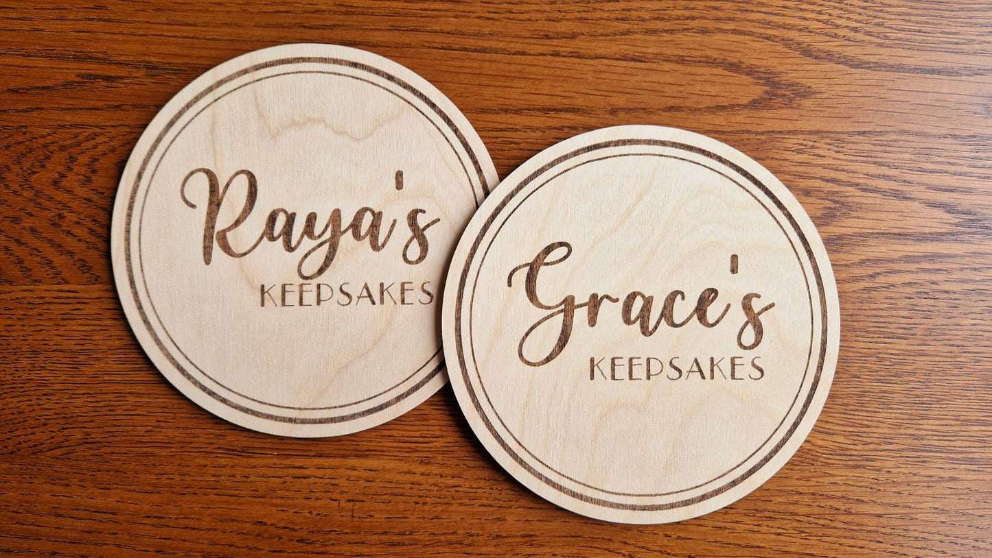 Keepsake Box Topper