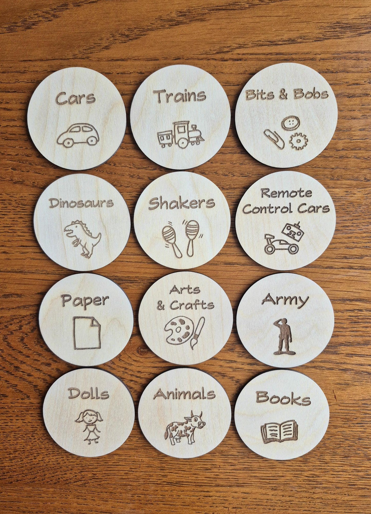 Toy Box Labels