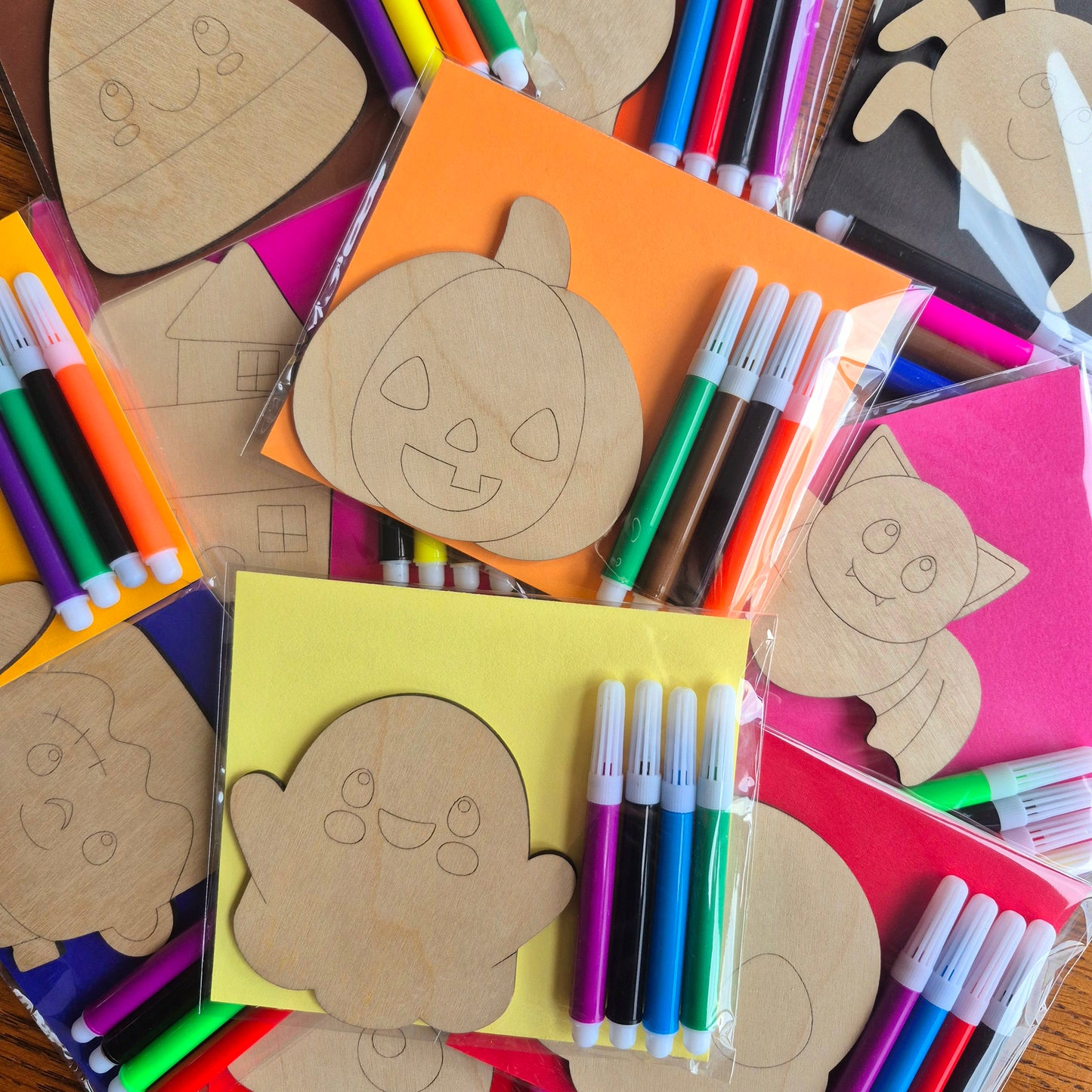 Halloween Colour Your Own Kit Party Favours