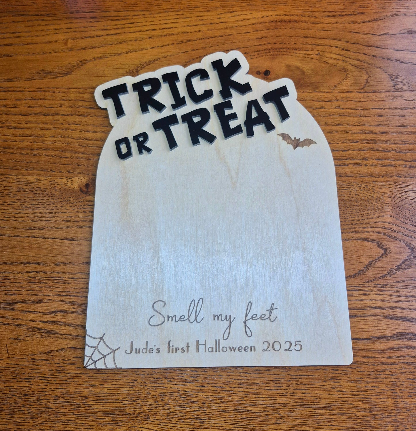 Trick or Treat Smell My Feet Plaque
