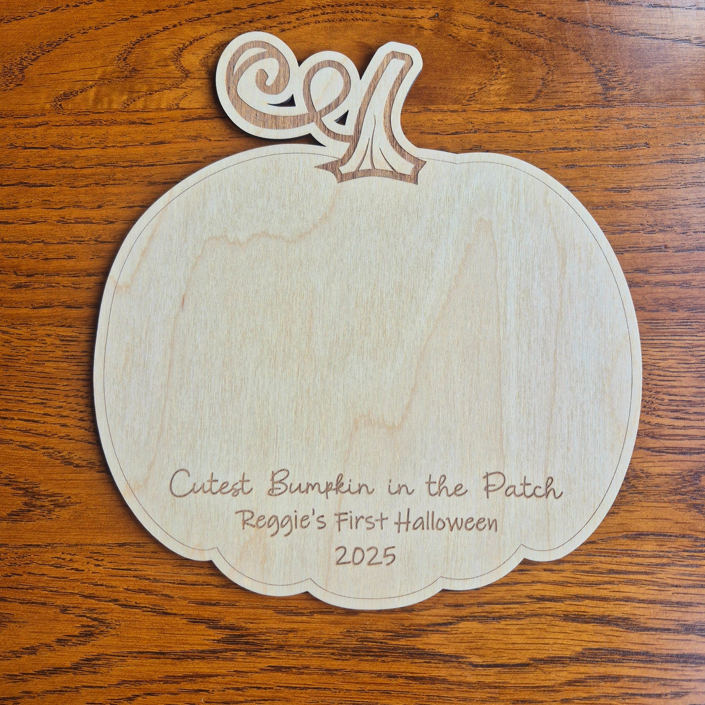 My First Halloween Bumpkin Plaque