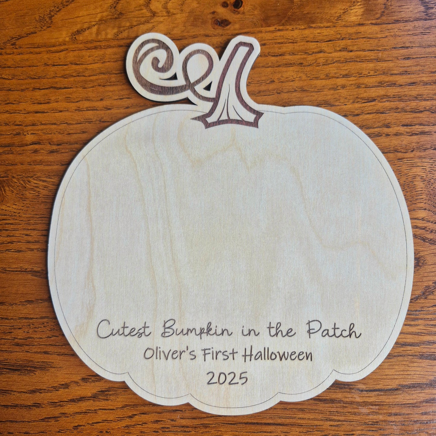 My First Halloween Bumpkin Plaque