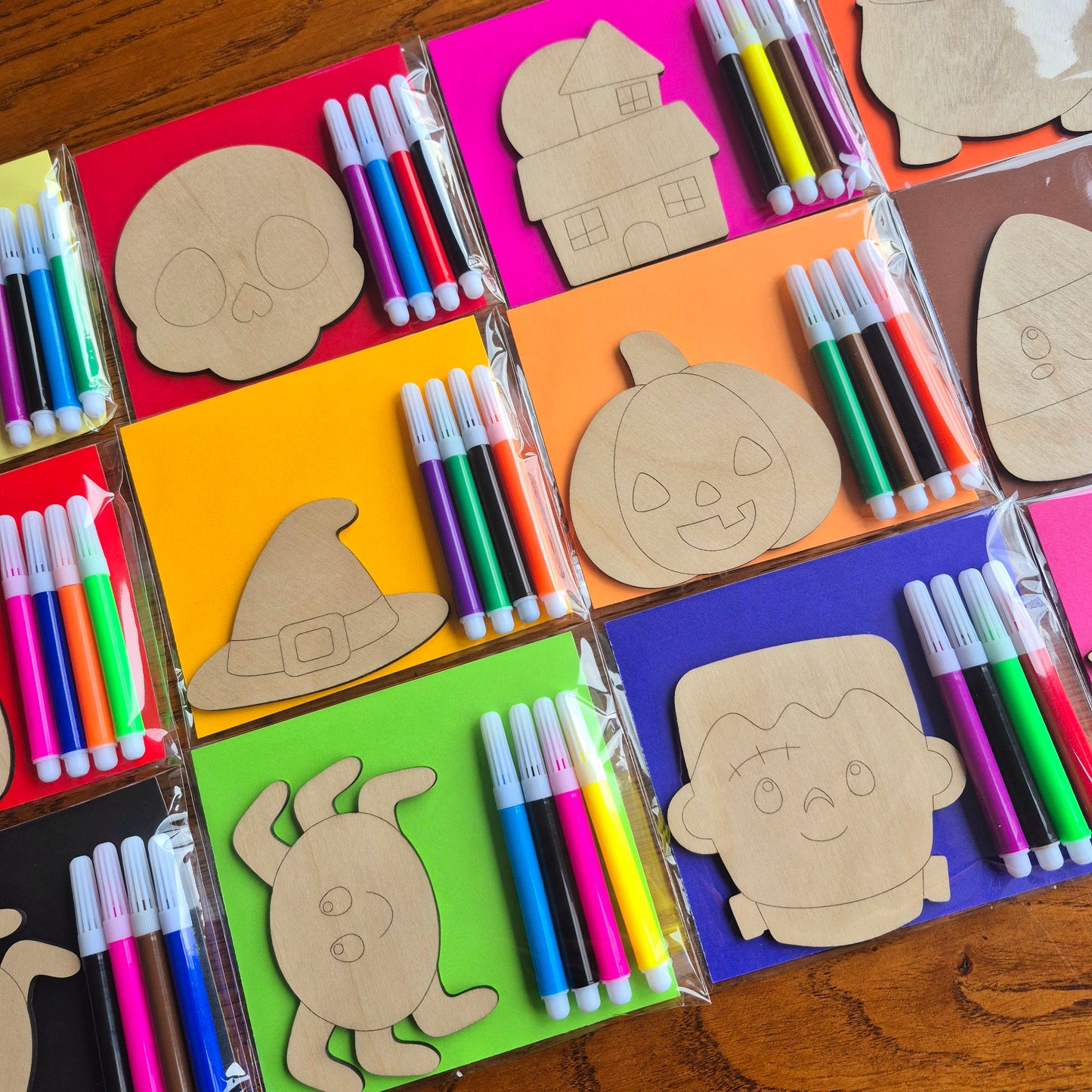 Halloween Colour Your Own Kit Party Favours