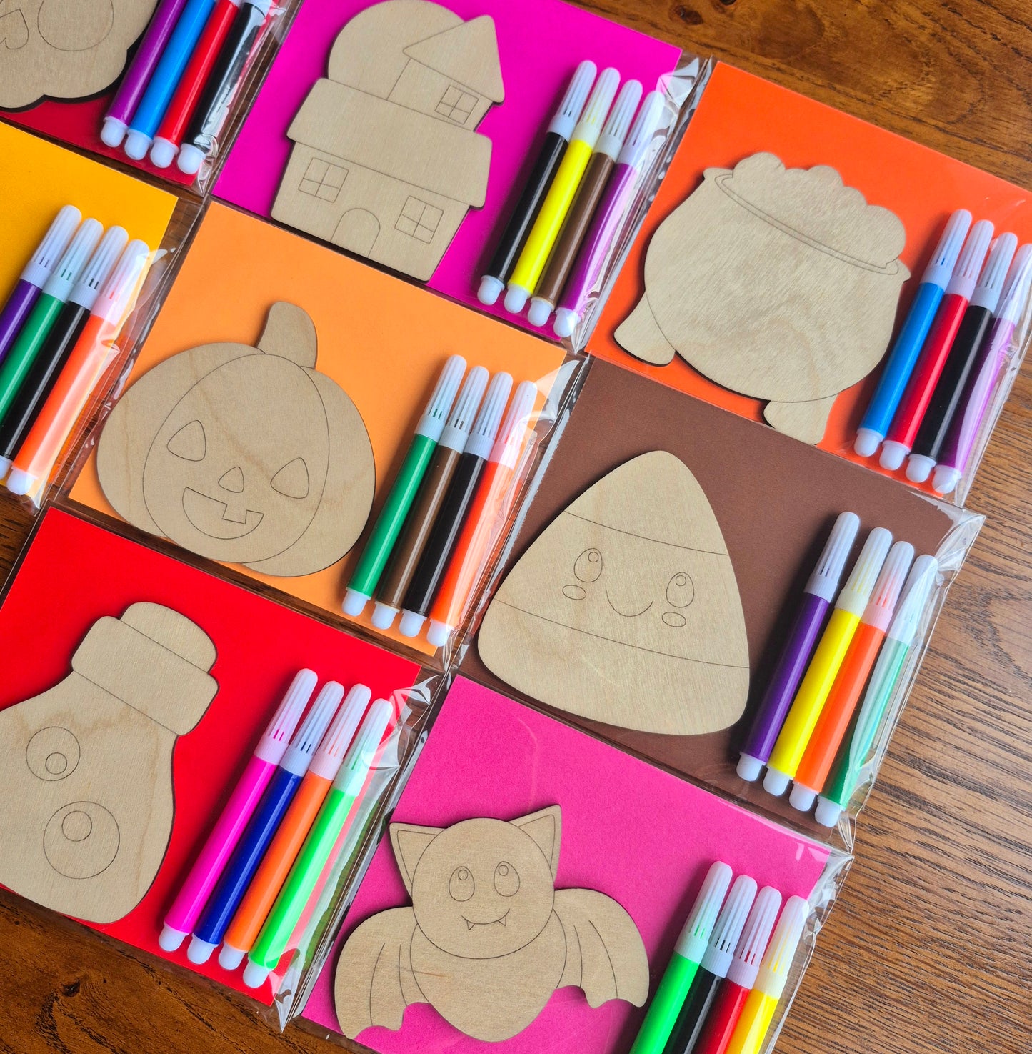 Halloween Colour Your Own Kit Party Favours