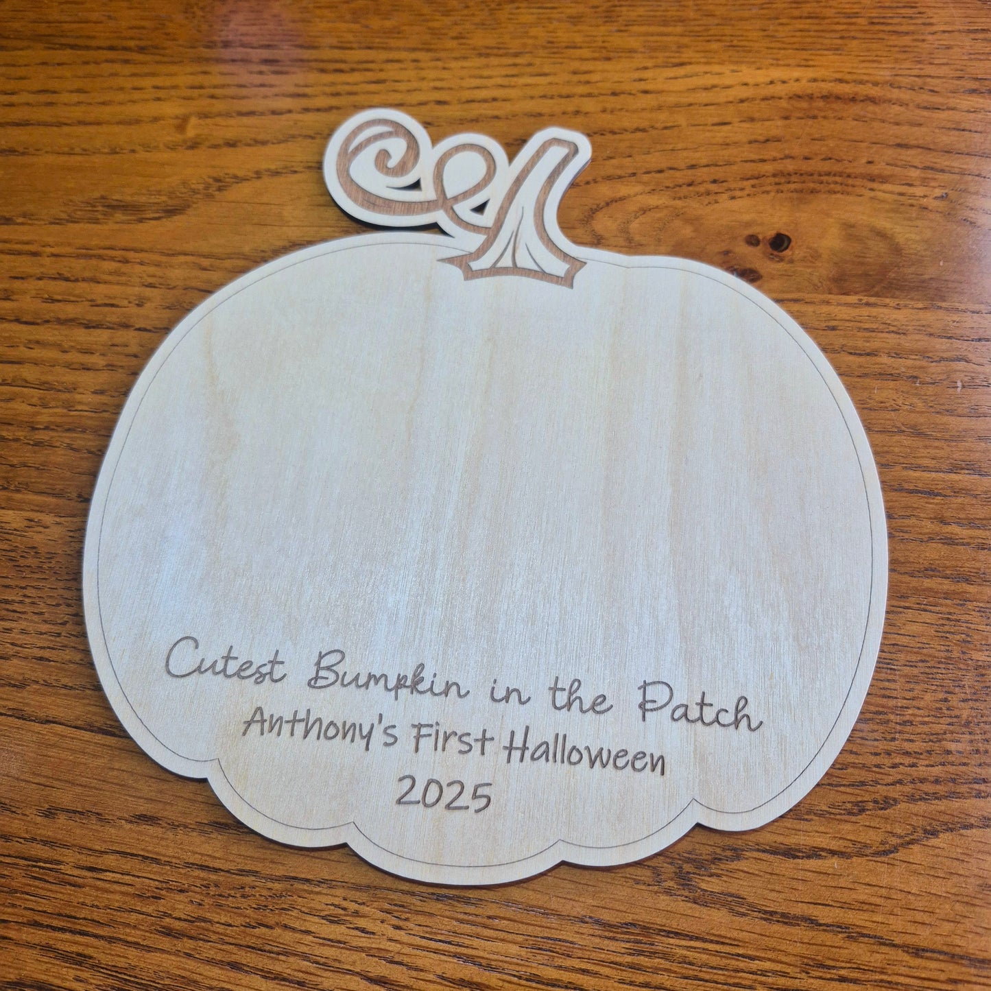 My First Halloween Bumpkin Plaque