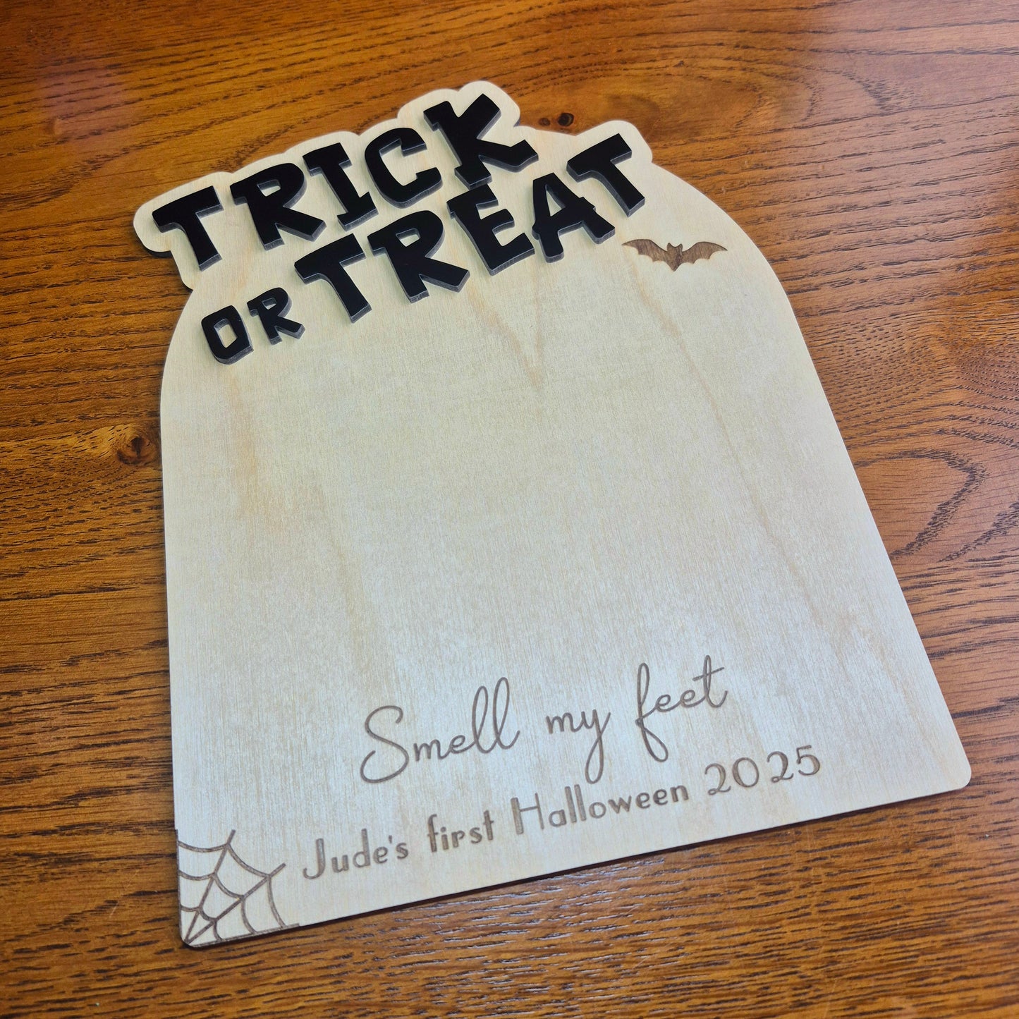 Trick or Treat Smell My Feet Plaque