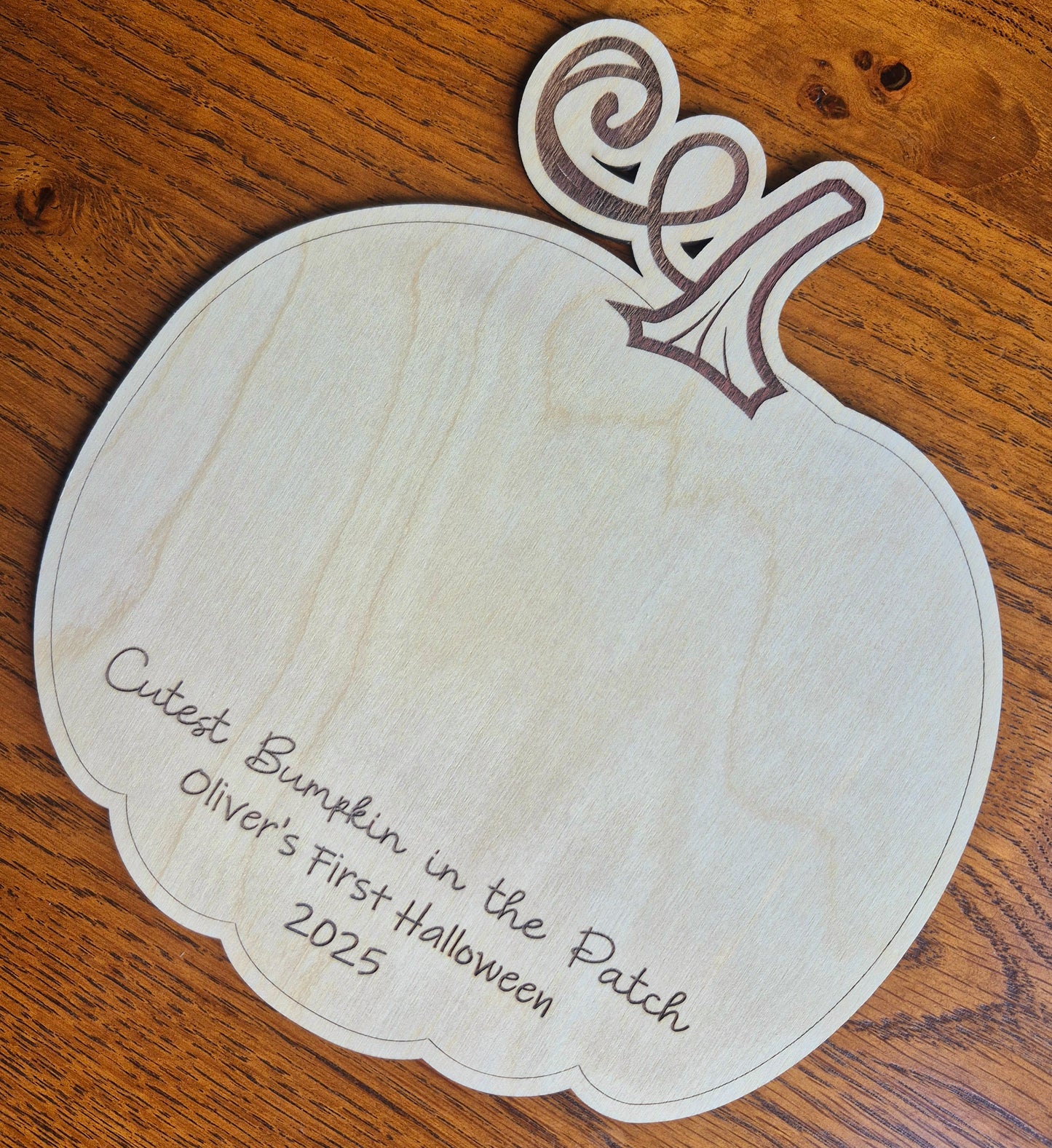 My First Halloween Bumpkin Plaque