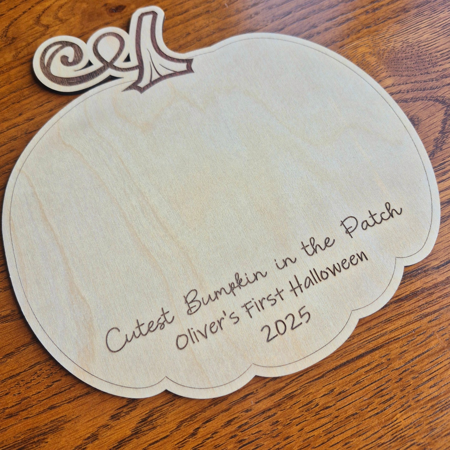 My First Halloween Bumpkin Plaque