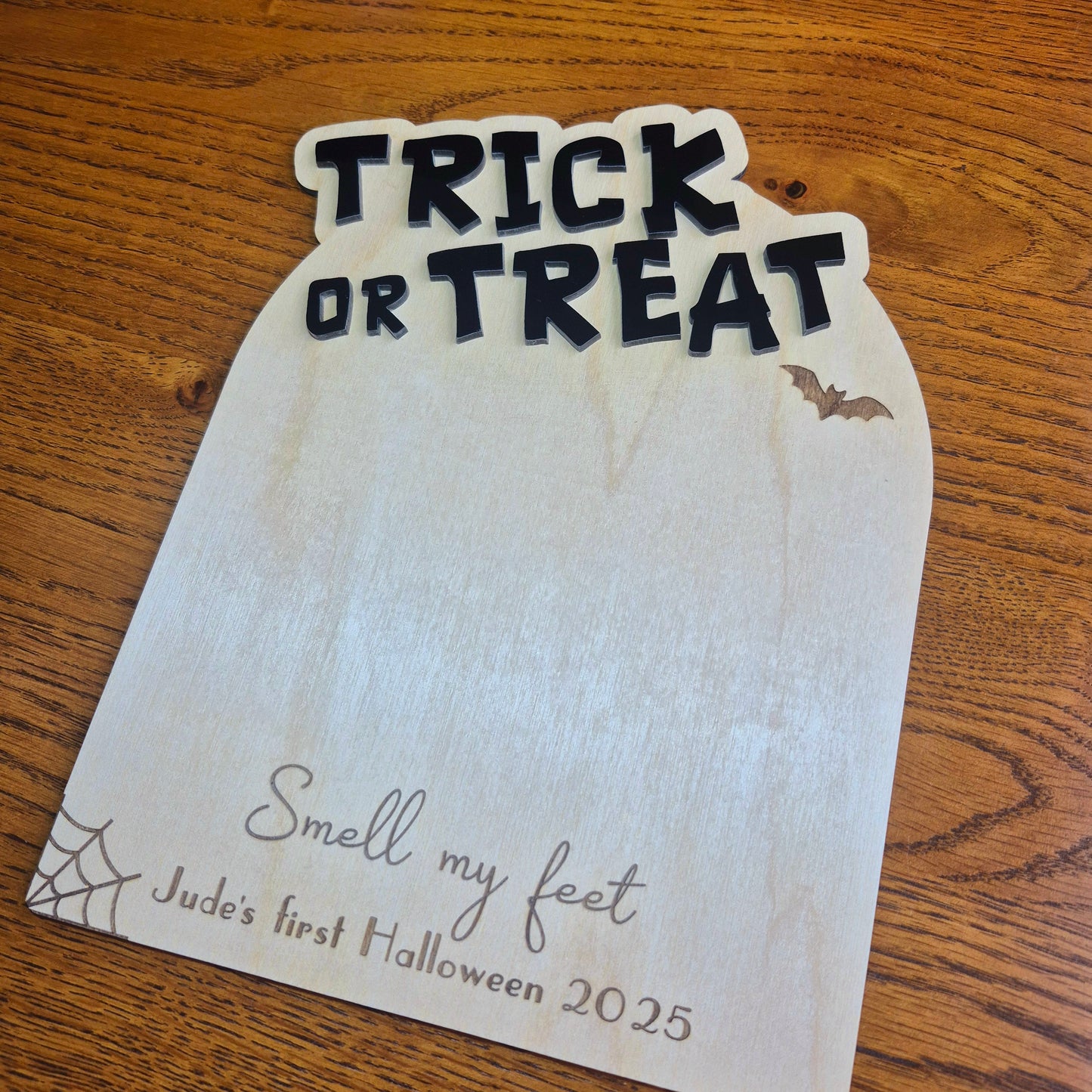 Trick or Treat Smell My Feet Plaque