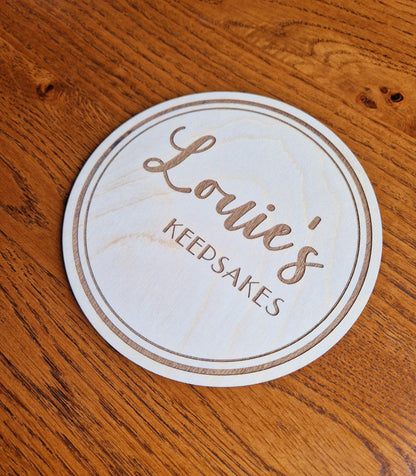 Keepsake Box Topper