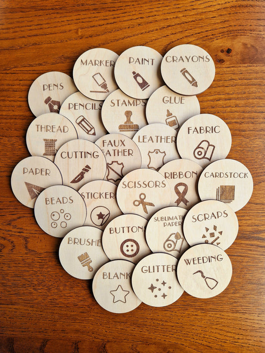Craft Room Labels