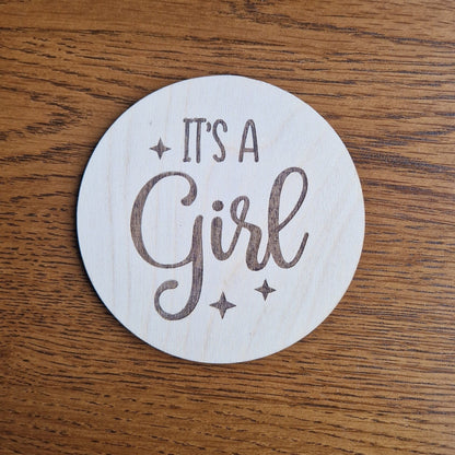It's a Girl/Boy Birth Disc