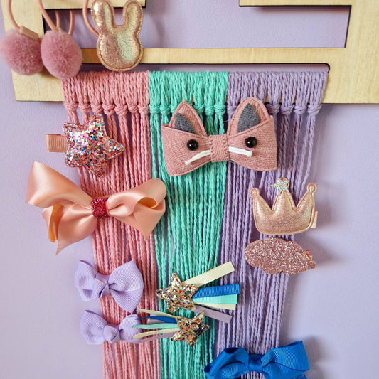 Flowers Hair Bow Holder