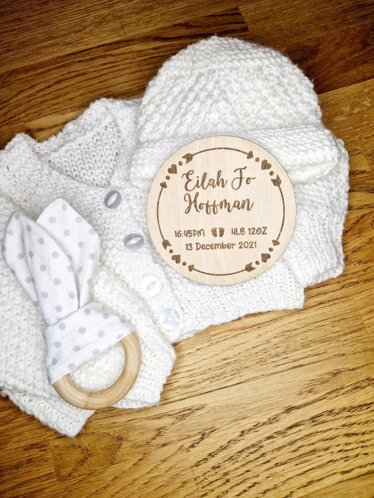 Personalised Birth Disc