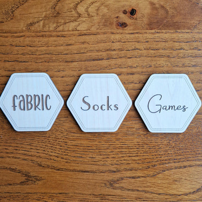 Storage Organisation Labels